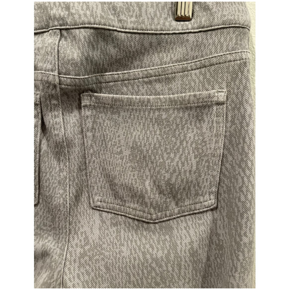 Spanx Jean-Ish Ankle Leggings Gray Python - image 5